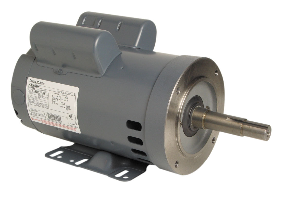 UP123 (Century) | Close Coupled Pump Motor | 1.5 HP | 1 Phase | ODP | 1725 RPM | 115/230 Volts