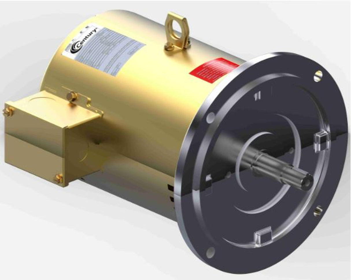 UR232M2A (Century) | Pool and Spa Pump Motor | 7.5 HP | 3 Phase | ODP | 3490 RPM | 220/440 Volts