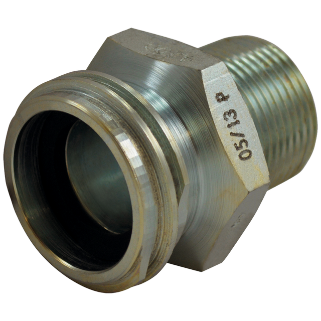 111425 (Squibb Taylor) Adapter-1-3/4 Ml Acme X 1 Mpt Steel