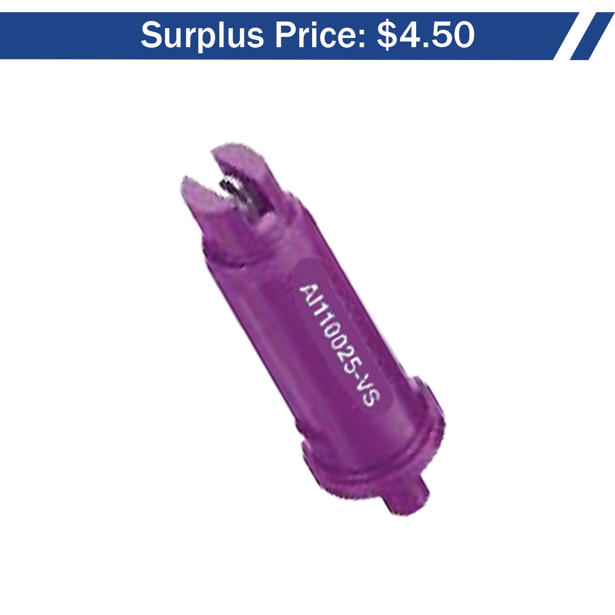AI110025-VS (TeeJet) Tip-Spry Tjet Air Indc Fl 110Deg Ss Pur