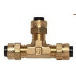 X164P-4 (Parker Fluid) Tee For 1/4 In. Poly Tubing