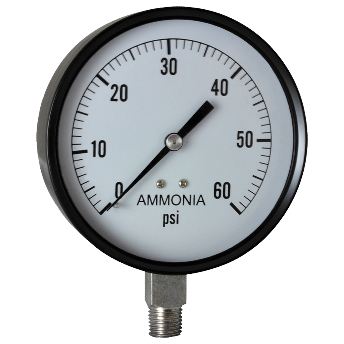 4180DSX60 | Gauge-4 Nh3 0-60 Psi 290632 Bottom Stem