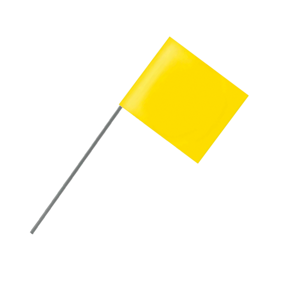 454P YELLOW (Blackburn) Flag-4 X 5 - 24 Plastic Stf Ylw 50/Bu