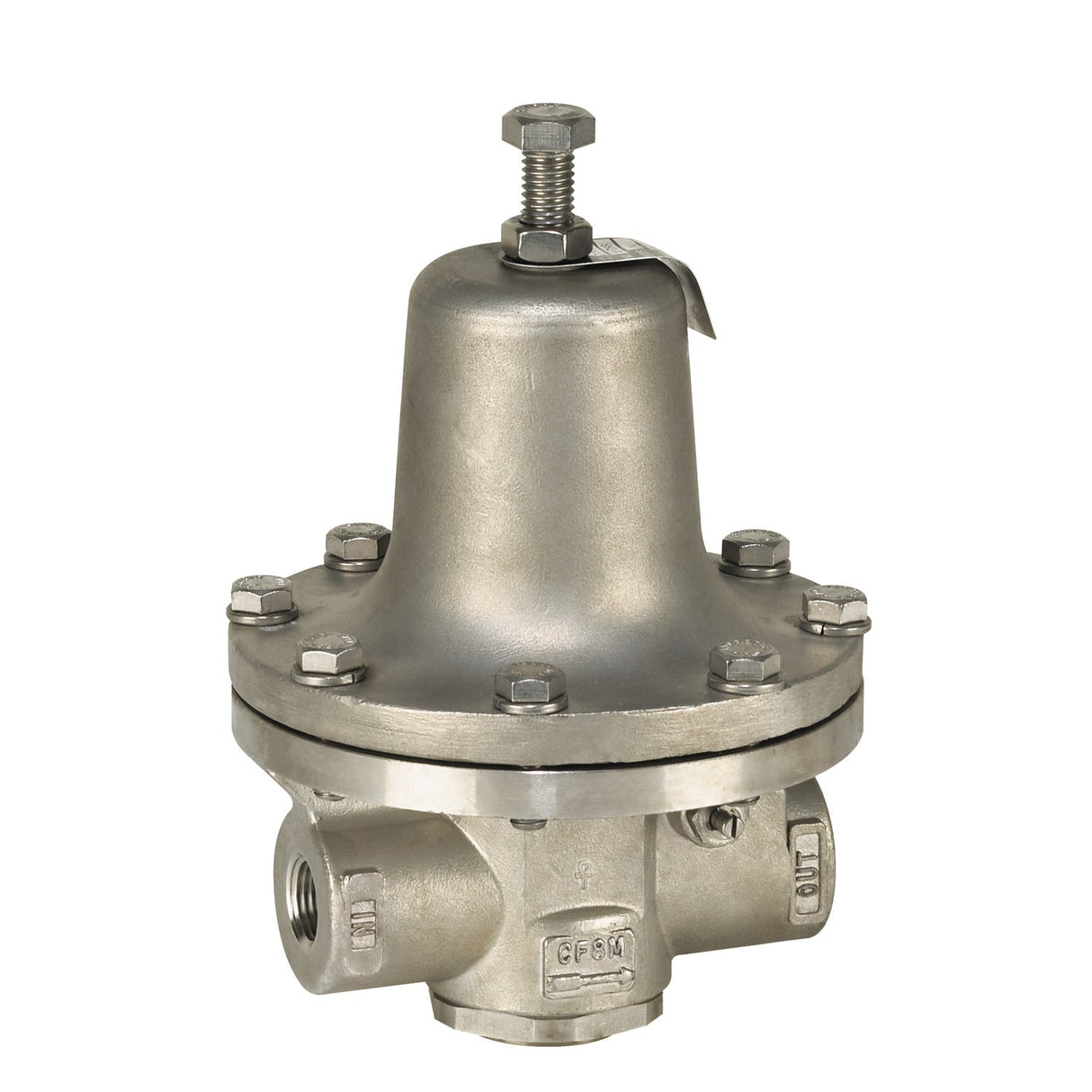 0842108 (Watts) | 1 IN SS Process Steam Pressure Regulator | Reduced Pressure Range of 30 to 140 psi