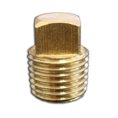 6609 (Holyoke) | 2 Square Head Brass Plug | Brass Pipe Fittings | Plug | 2 | Brass