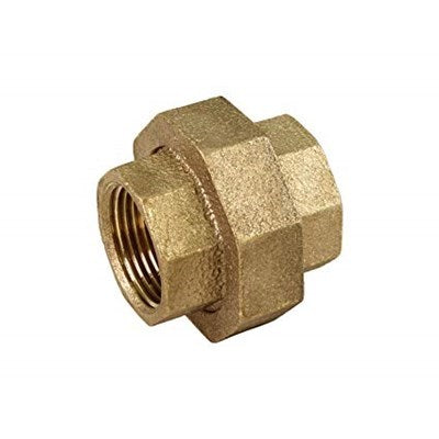6101 (Holyoke) | 1/8 Brass Union Lead Free | Brass Pipe Fittings | Union | 1/8 | Brass