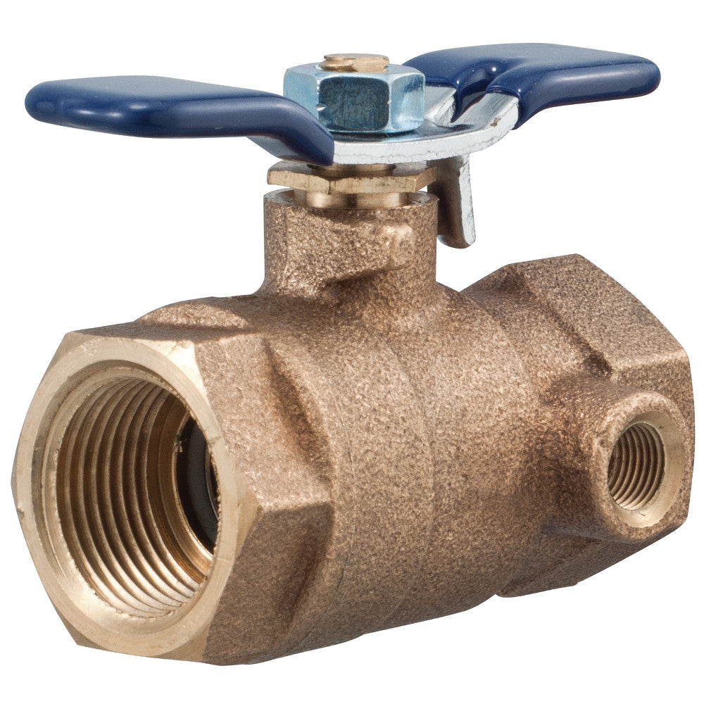 781055LL (Febco) | AK Ball Valve W/ Test Cock 1-1/4 | Inlet Ball Valve | Ball Valve | Fpt