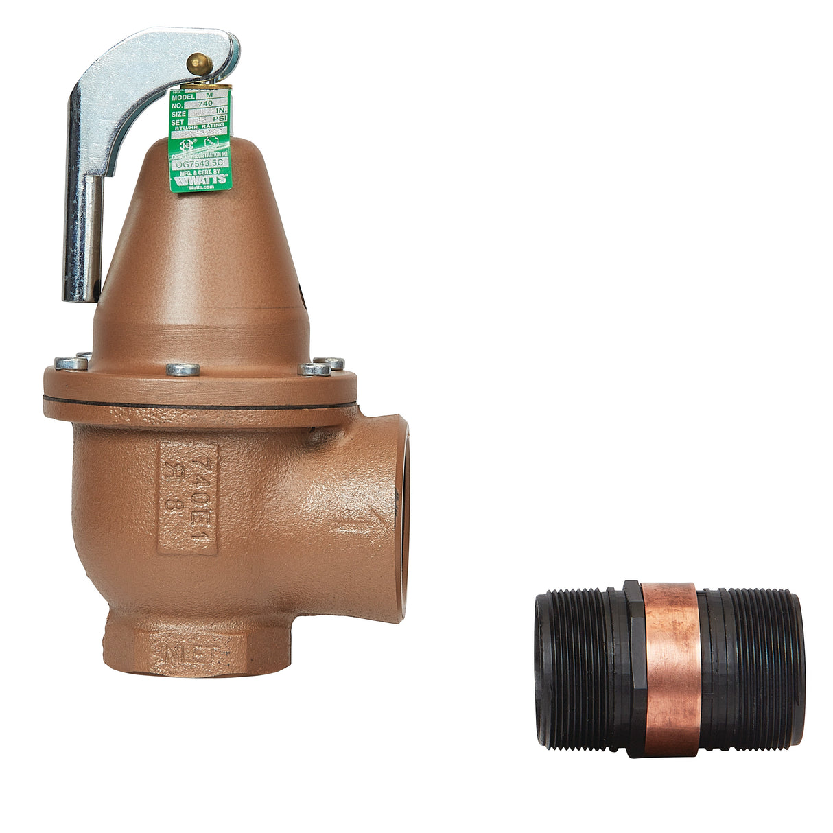 WWF383805 (Watts) | 1 1/2 740 070 FS | Relief Valves | 1-1/2 x 2