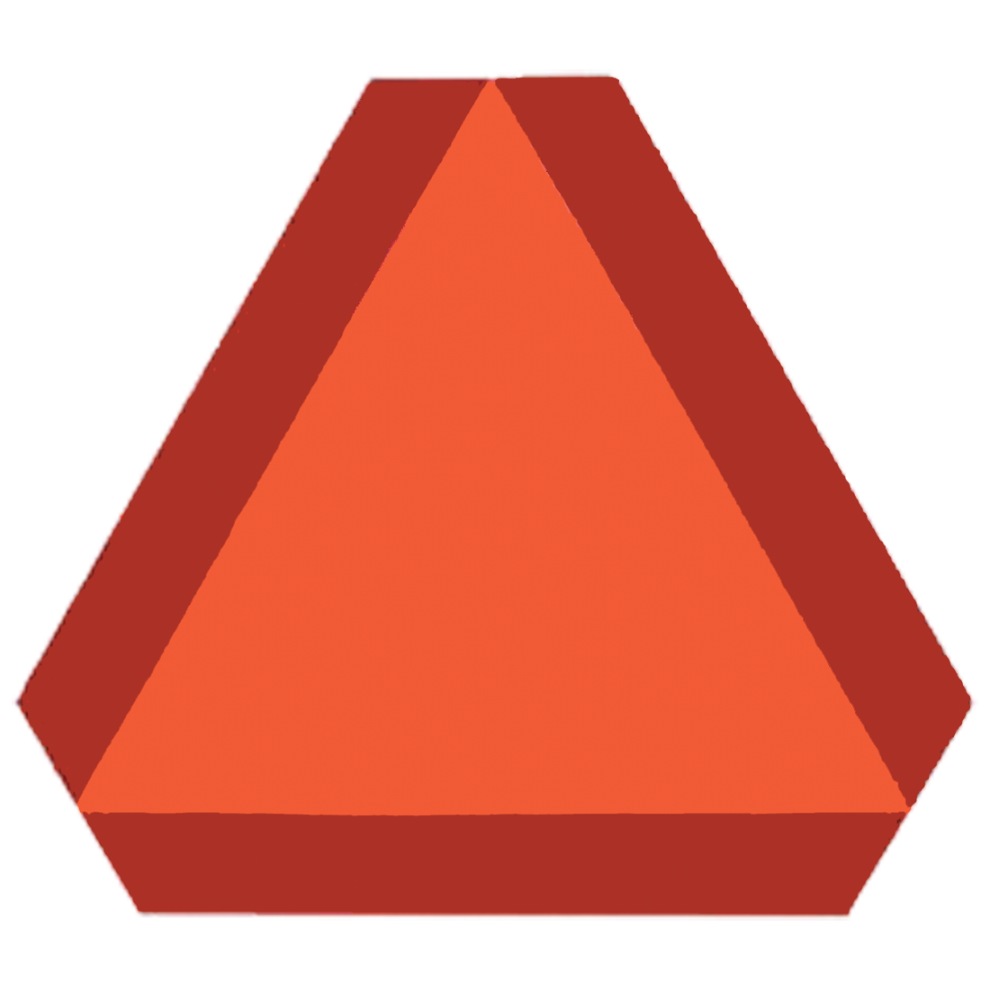 48125-A (Mid America Graphics) Decal-Smv Triangle 13.5