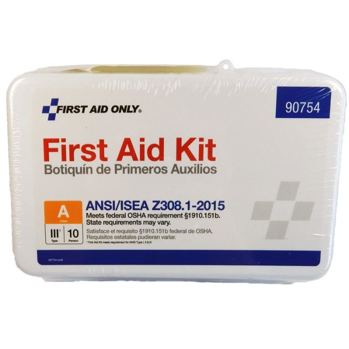 Donley Safety Part (90754) 10 Unit First Aid Kit Ansi 2015