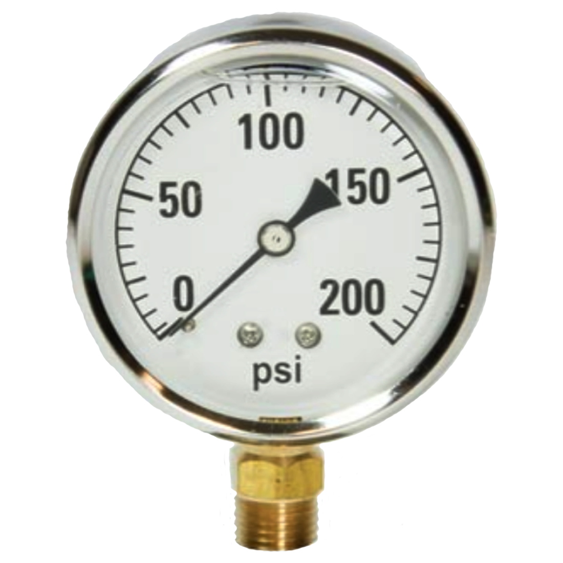 2141GXB200 | Gauge-1/4Mpt Brbtmmt 2-1/2Liq 0-200Psi