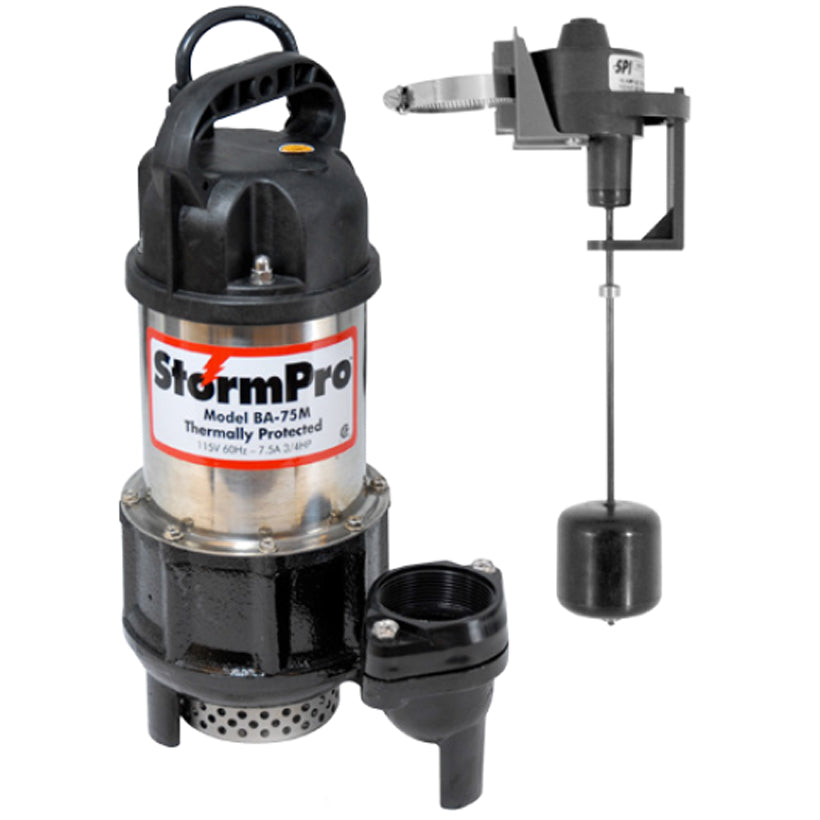 HP20144 (Ion Technologies) | BA75SPI (3/4 HP) - Sump Pump