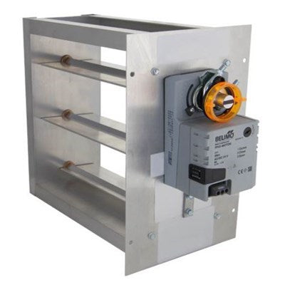 MD-0808 (Io HVAC Systems) | 8 x 8 Rect 2 Position Zone Damperp | IO HVAC Control | Damper