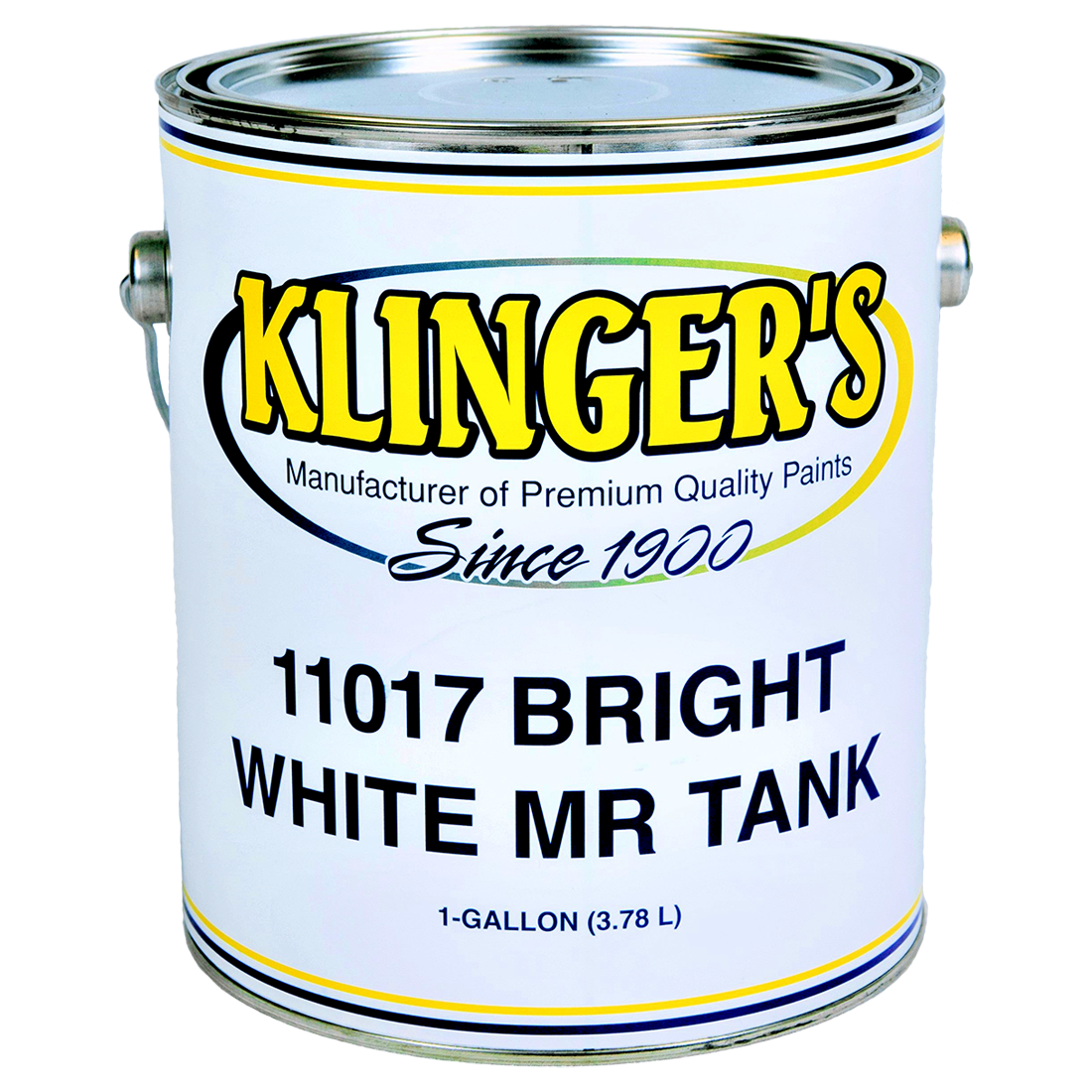 11017MR (Klinger Paint) Paint-Bright White Tnk Enam Mldw Res Gal