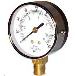 Engineered Specialty Products Part (101D-204B) 0-15 Psi Pressure Gauge 2 In. Dial