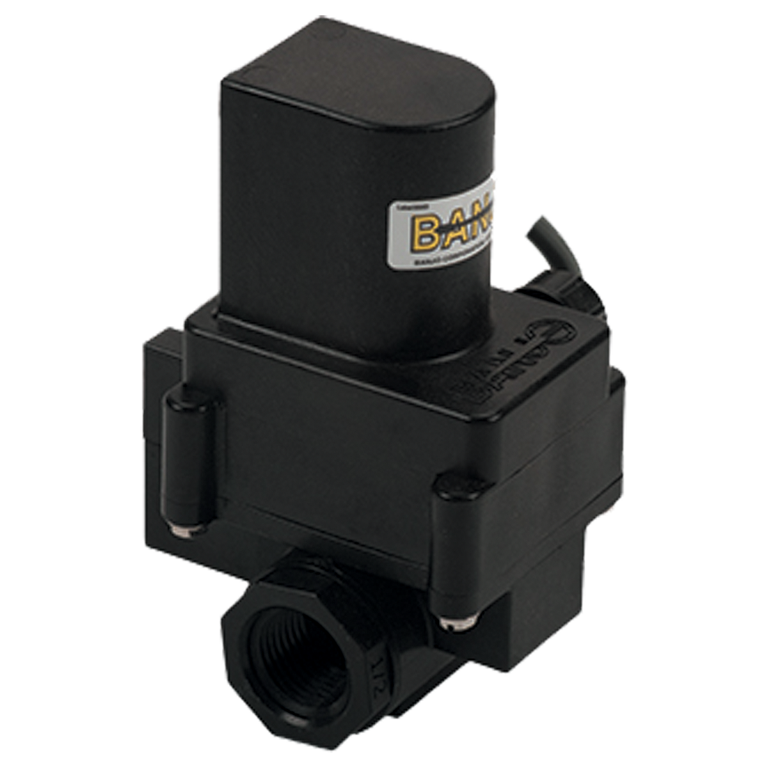LEV050 (Banjo) Valve-Lev 1/2 On/Off 3 Wire 12V Dc Epdm