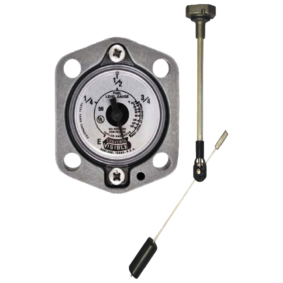 130252 (Squibb Taylor) Gauge-Float Mtr Fuel Jr 18Dia Ctr Sd Mnt