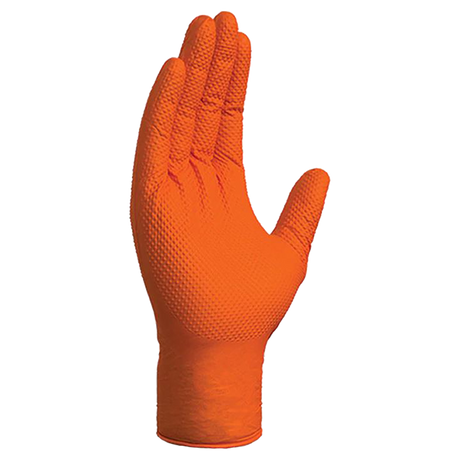 2028HO-XL (Ammex) Glove-Hd Svc Ammex Orange Nit Xl 100/Box