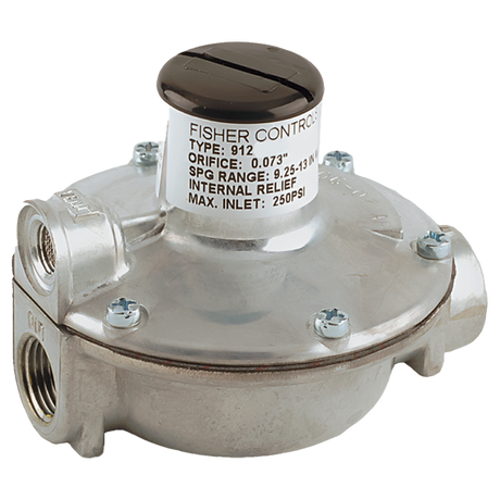 912N-109 (Fisher) Regulator-Sgl 1/4X3/8Fpt 123K Btu 5-10Wc