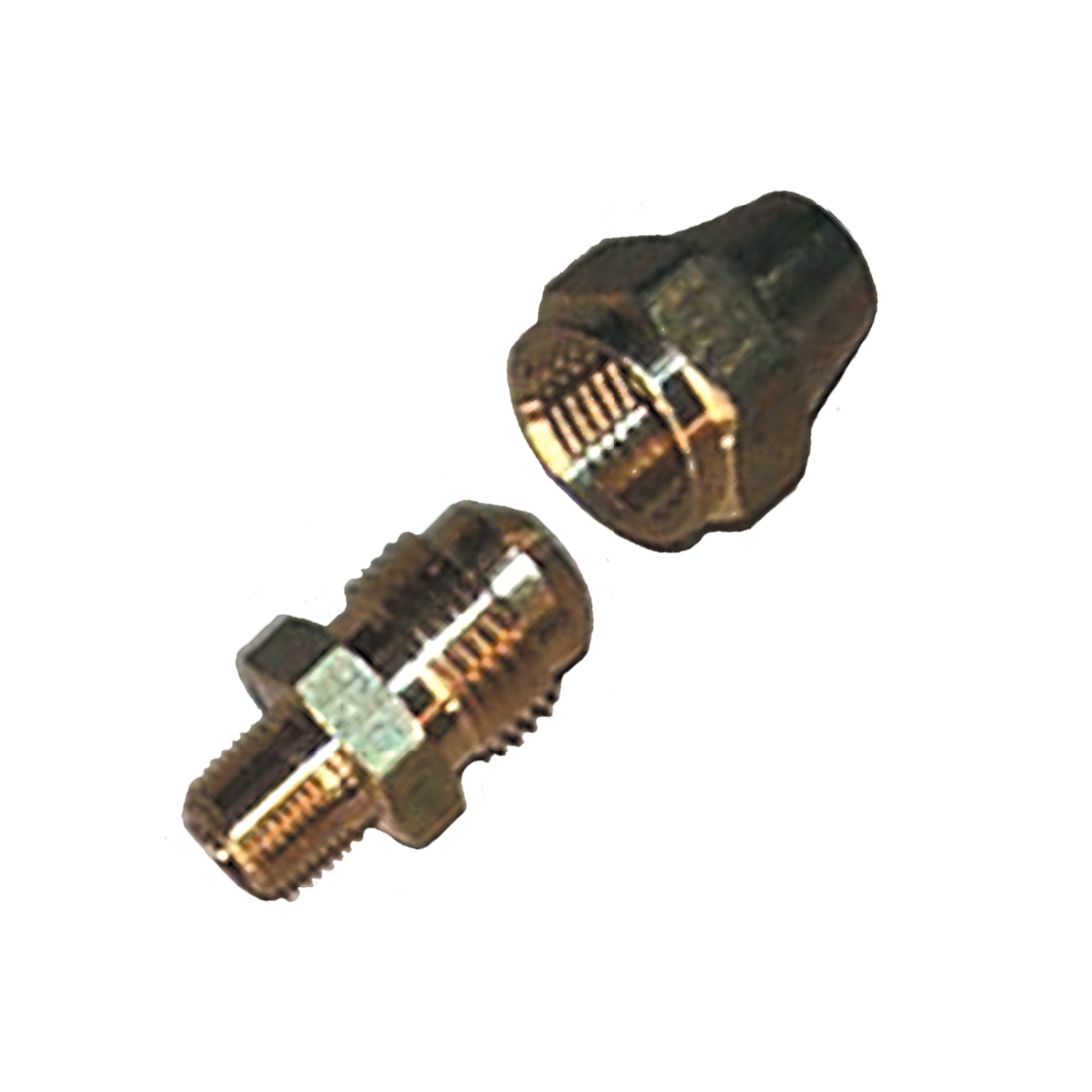 L22-12A (Midstate Lamp) Connector-3/8 X 1/8 Flare Npt Pipe