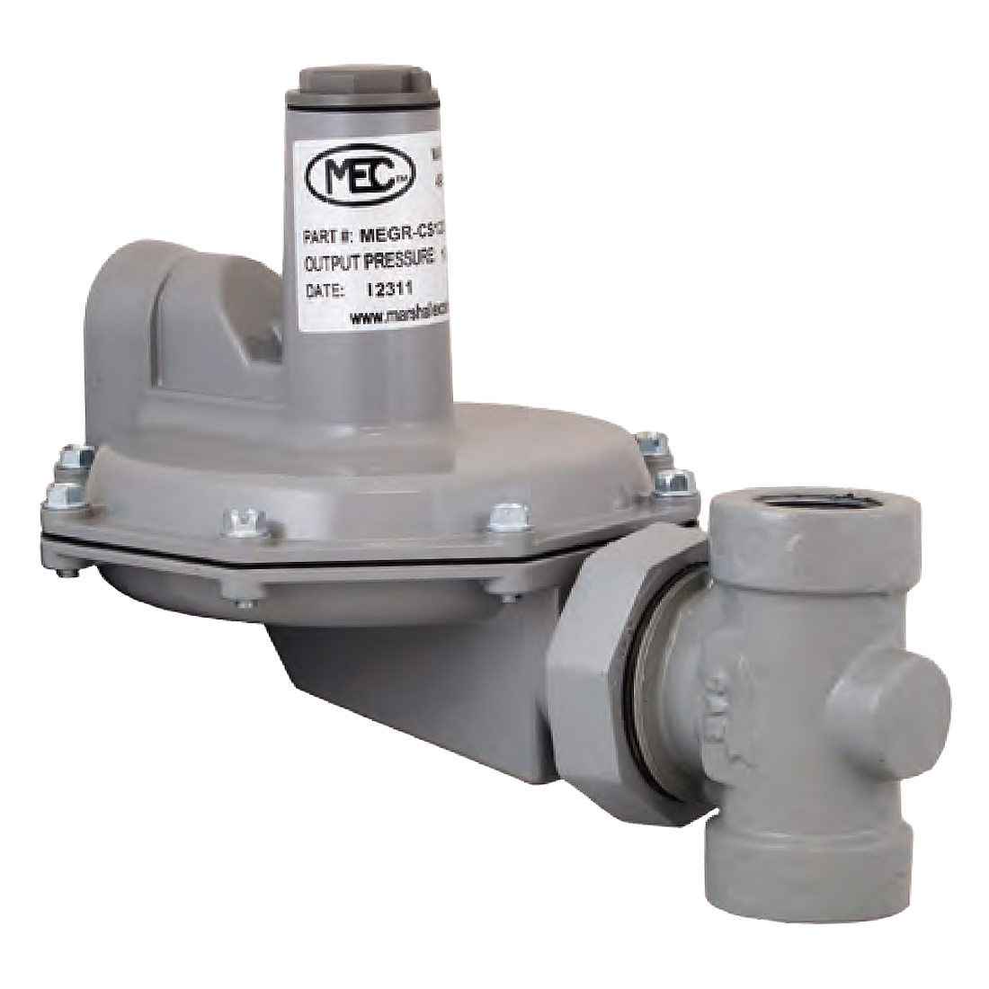 MEGR-CS1200IR7EC3 (Marshall Excelsior) Regulator-Ind 2Nd 1 Fpt 5/16 Orf 6-14Wc