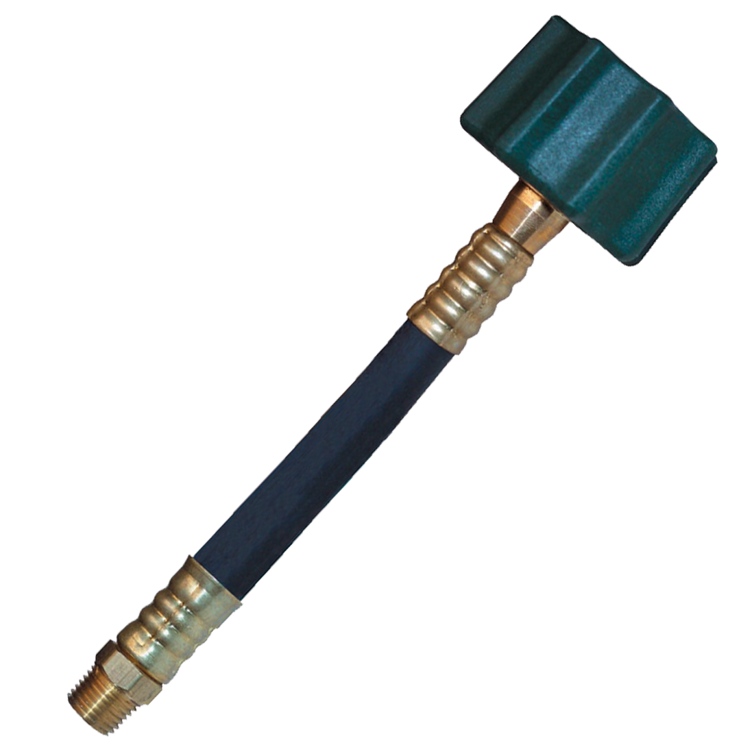 71138-15 (Marshall Excelsior) Pigtail-Rbr Fqcc X 1/4 Mpt X 15 Len Ul