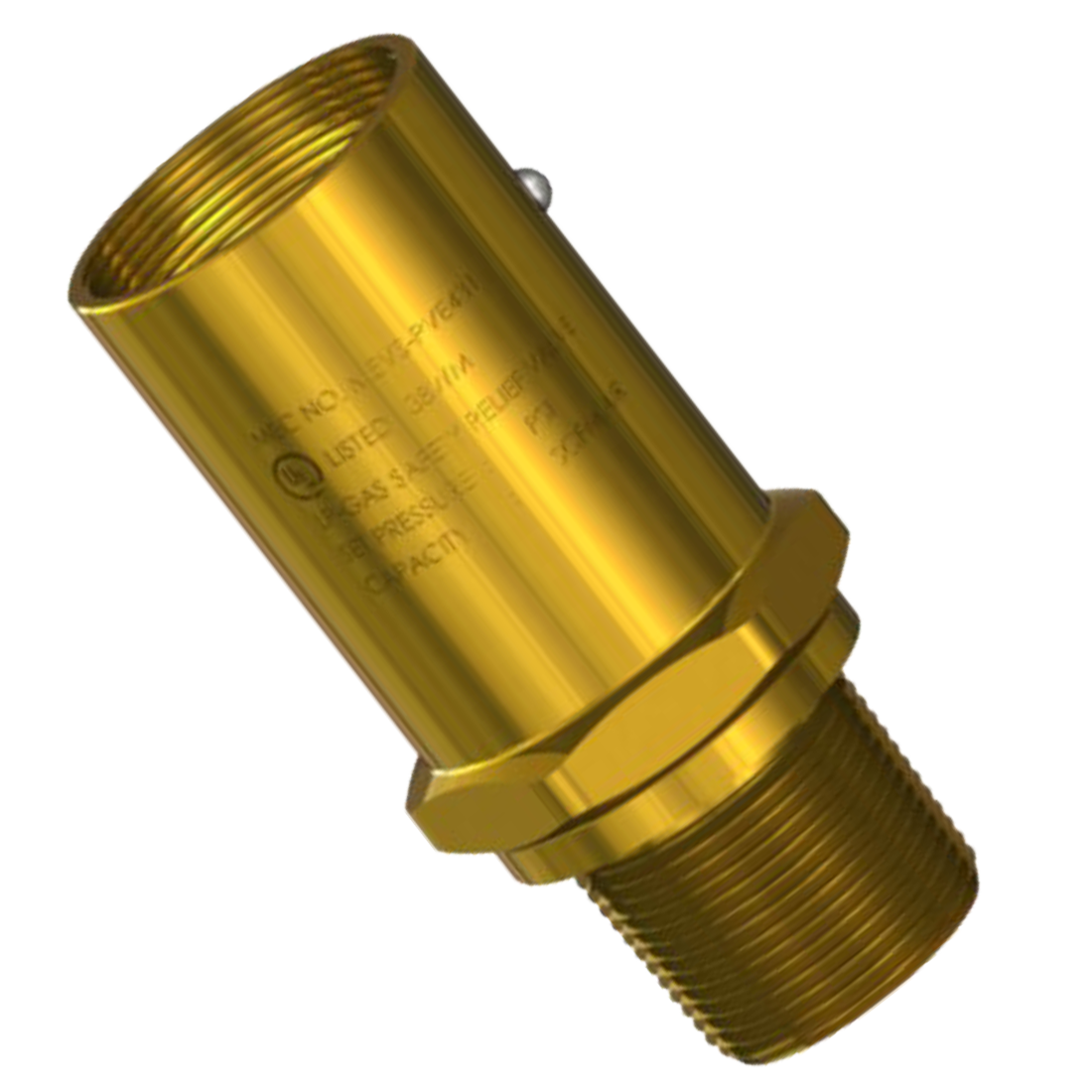 MEVS-PVE431/250 (Marshall Excelsior) Valve-Ext Relief 1 Mpt 250 Psi Br Cap