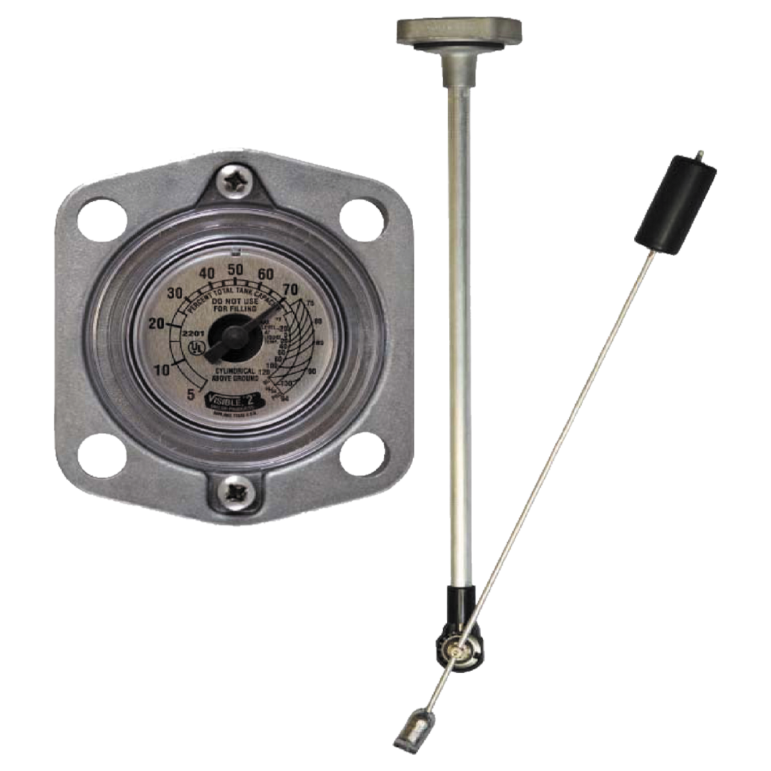 130328 (Squibb Taylor) Gauge-Float Sr Head Lp 37 Dia Top Mount