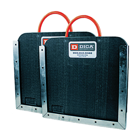 TX-PADS 15x15 KIT (Fisk Tank Carriers) Kit-Outrigger Pad Holder 15In X 15In