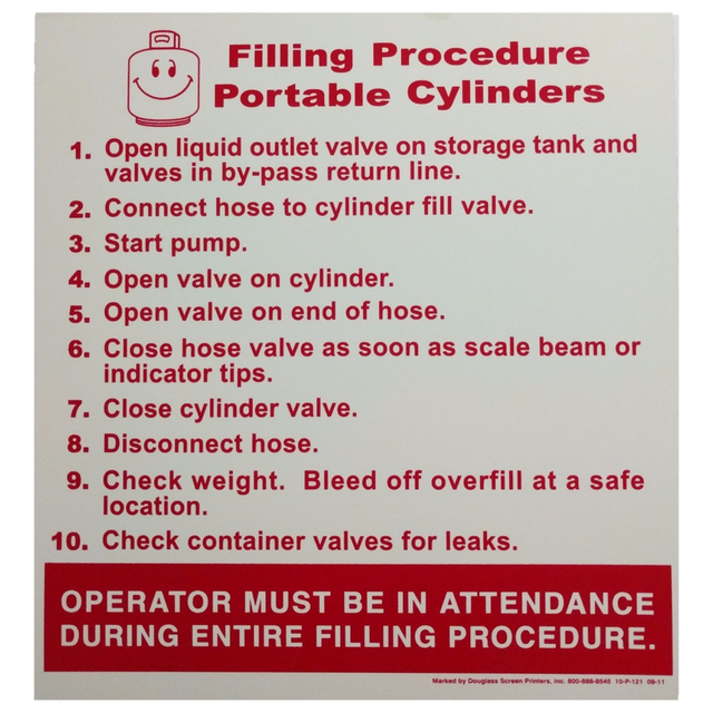 V121 (Douglass) Decal-Vinyl Filling Procedure Por Cyl