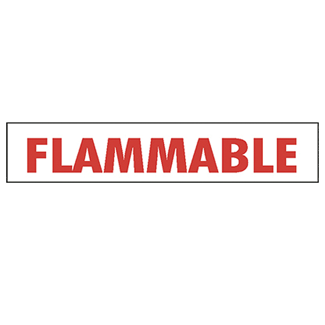 V48 (Douglass) Decal-Vinyl Flammable 8 Ltrs