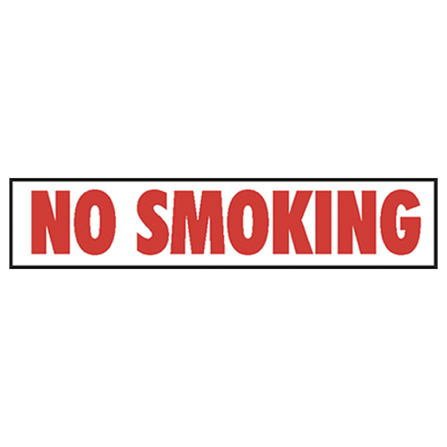 V49 (Douglass) Decal-Vinyl No Smoking 8 Ltrs