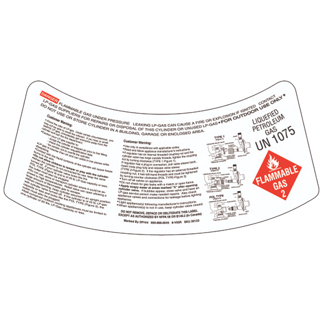 V55-R (Douglass) Decal-Vinyl 2 In 1 Cyl Collar