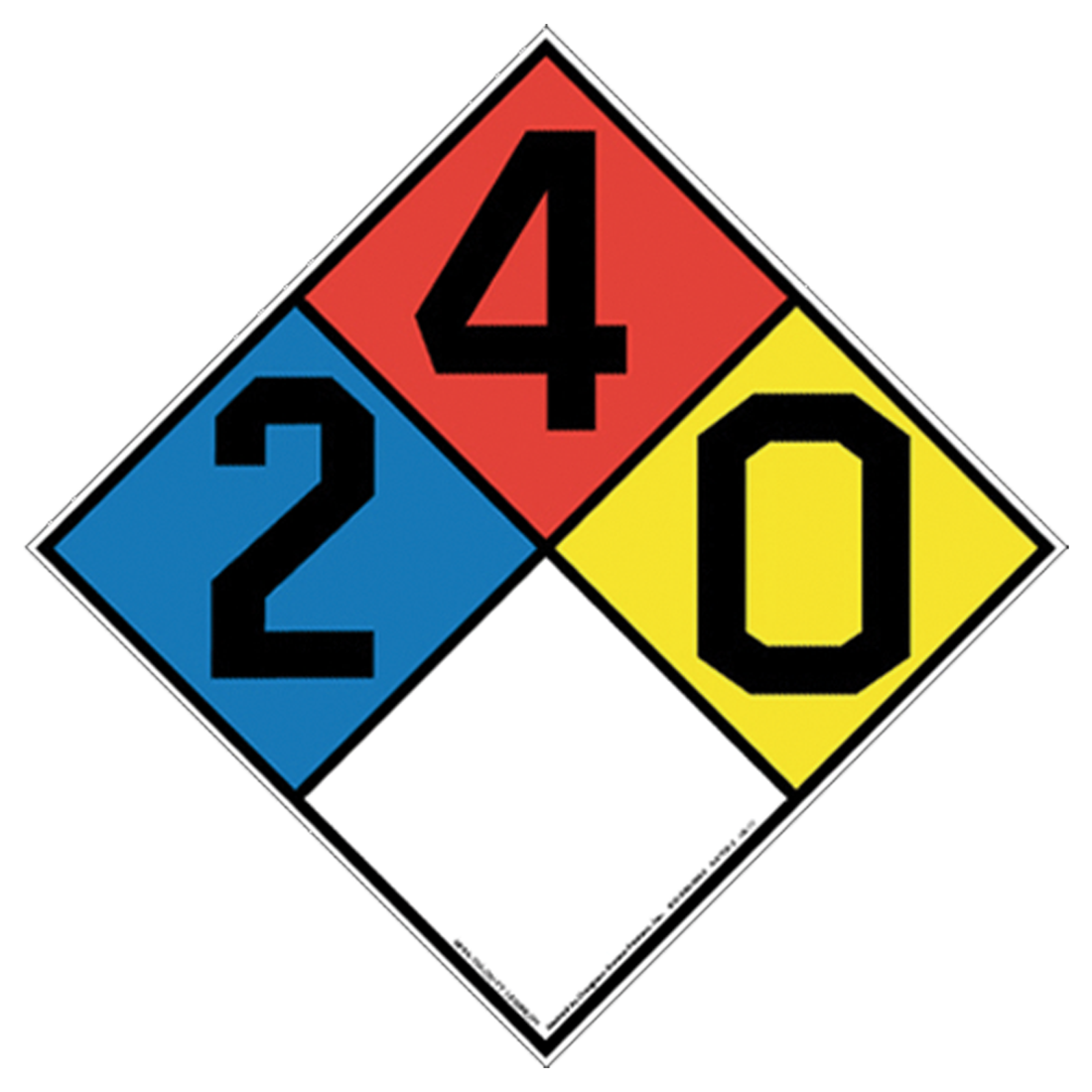 V704-1 (Douglass) Decal-7.5 In Storage Tank 2-4-0Diamond