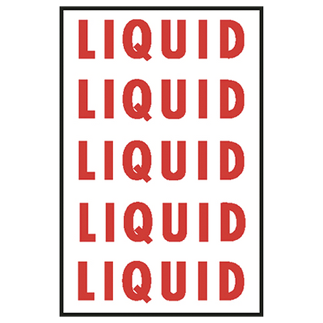 V90-5 (Douglass) Decal-Vinyl Liquid Label 5/Sheet