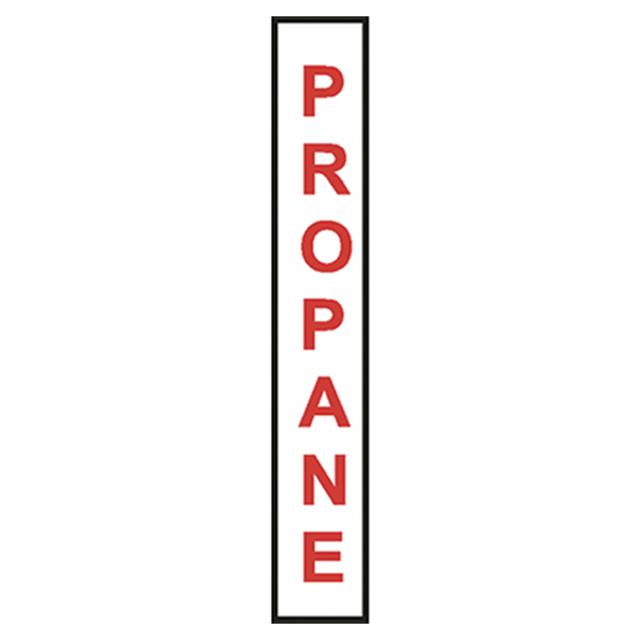 V96 (Douglass) Decal-Vinyl Propane Vertical