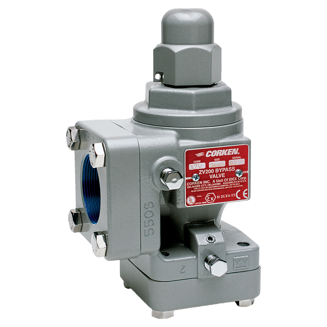 ZV200AAEE (Corken) Valve-Bypass 2 41-70 Psi 2 In 2 Out