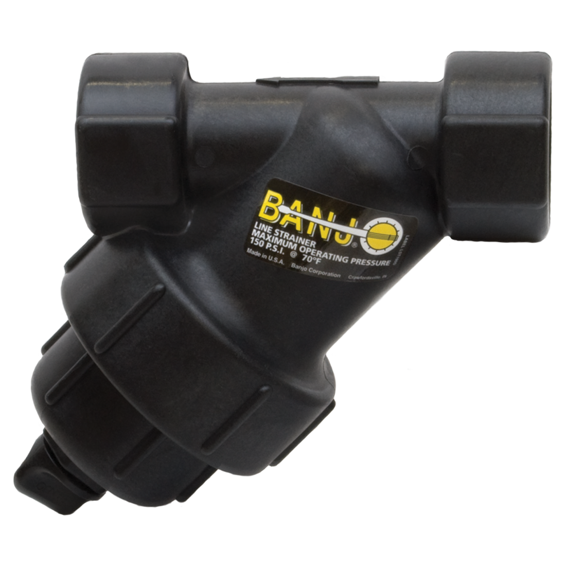 LS100-40 (Banjo) Strainer-Y 1 40Msh Poly Ss Screen