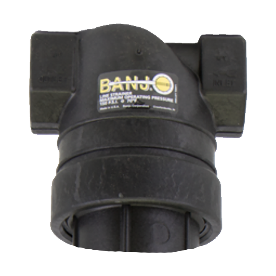 LST125-H (Banjo) Head-T Strainer 1-1/4 Poly