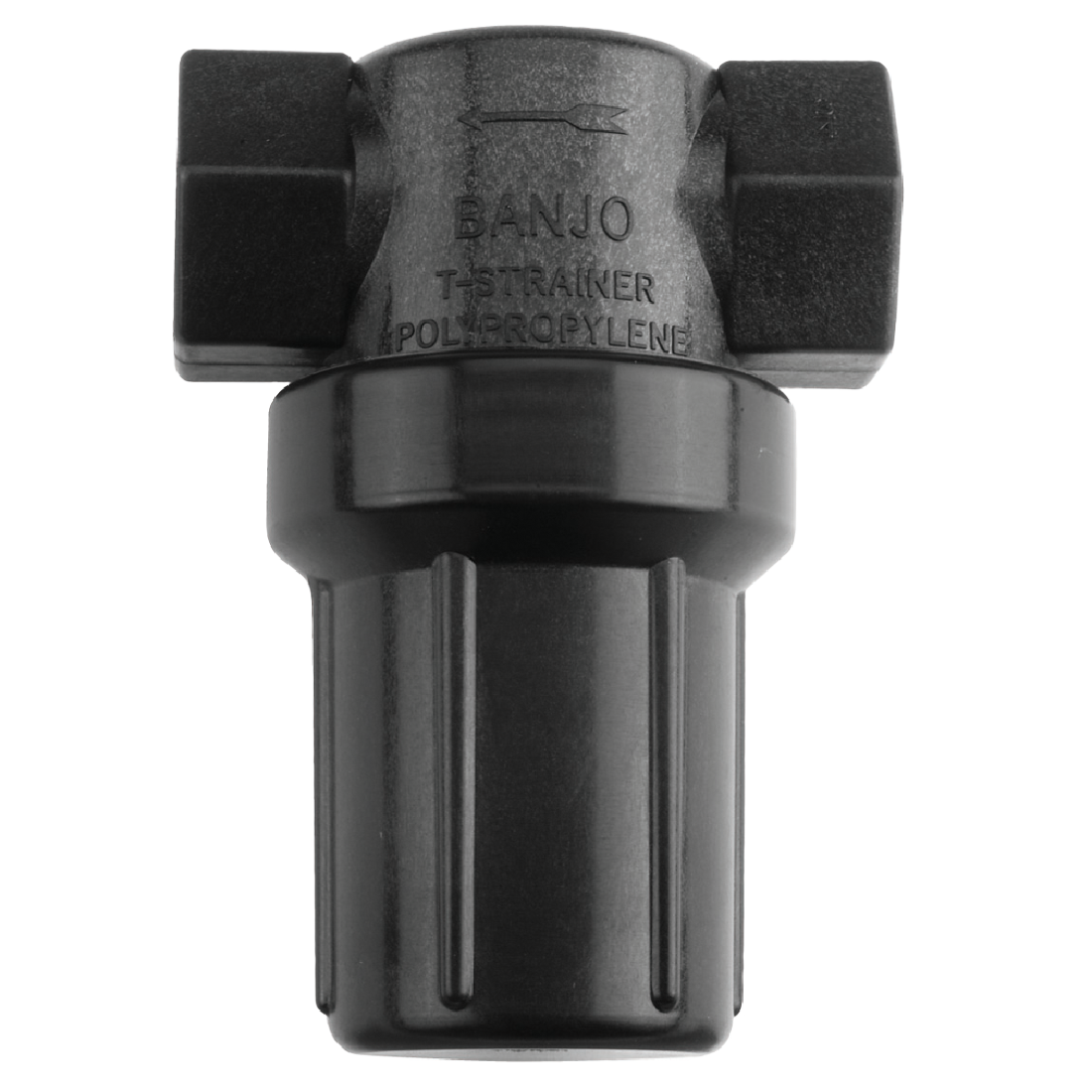 LSTM050-50 (Banjo) Strainer-Mini T 1/2 50Msh Ply Blk Bowl