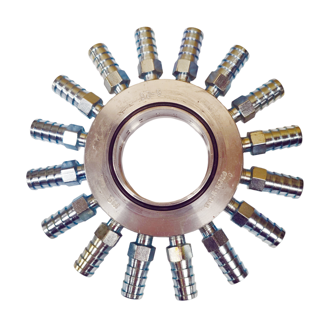 MVD-R-16B201 (Continental NH3) Ring-Only 16 Out Mfld 1/2 Brb Hi Flow
