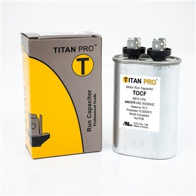 TOCF6 (Packard) | 6 MFD 440/370V Oval | Capacitor