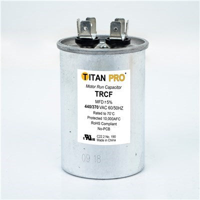 TRCF25 (Packard) | 25 MFD 440/370V Round | Capacitor