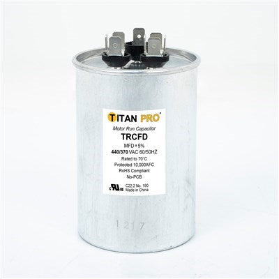 TRCFD305 (Packard) | 30+5MFD 440/370V Round | Dual Capacitor