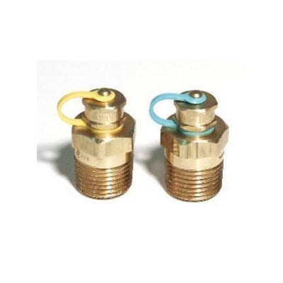 710 (Petes Plug) | Petes Plug 1/2" NPT X 1.5 Oal Nordel | Gauge Accessory | Test Plug | 45293 | Brass/Nordel