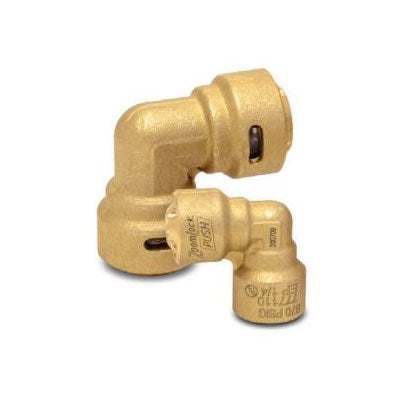 777112 (Zoomlockpush) | 1/2 90 Deg Elbow - R410A Optimized | Push Acr Fittings | Elbow | Push | 1/2