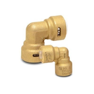 777143 (Zoomlockpush) | 1/4 90 Deg Elbow - Removable | Push Acr Fittings | Elbow | Push | 1/4