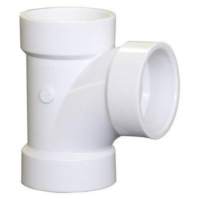 Pvc T 2 Hub (Mueller Pvc) | Pvc Sanitary Tee 2 Hxhxh 5753 | Pvc Fittings | Tee - Sanitary | Hub | 2 | Pvc