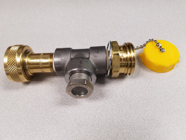 Young Supply (SG-1206-TKIT) 3/4 In. Sight Glass Tee Kit