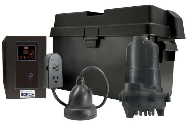 MET20372 (Ion Technologies) | Ion 30ACi+ (1/3 HP) - Sump Pump Battery Backup AC System